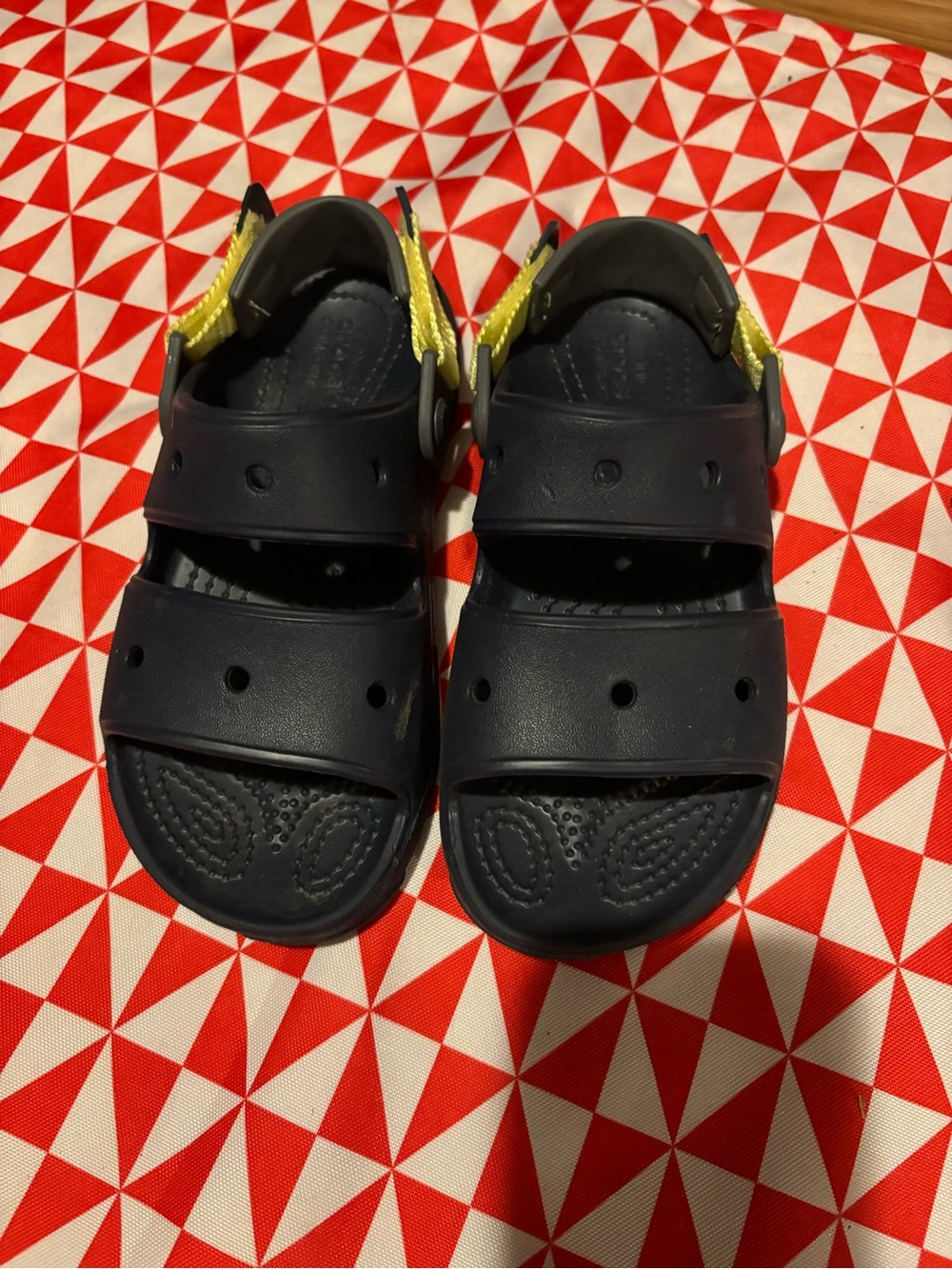 Size 3 boys youth croc sandals
